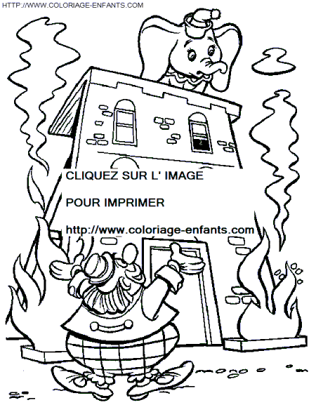 coloriage de feu en colère