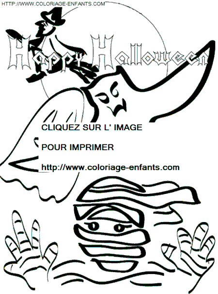 coloriage animaux halloween