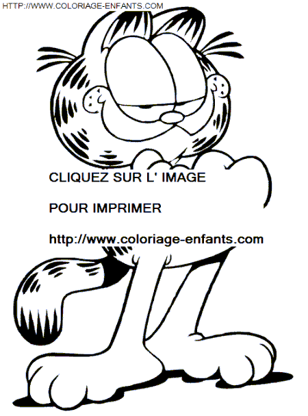 coloriage Serie Tv Garfield