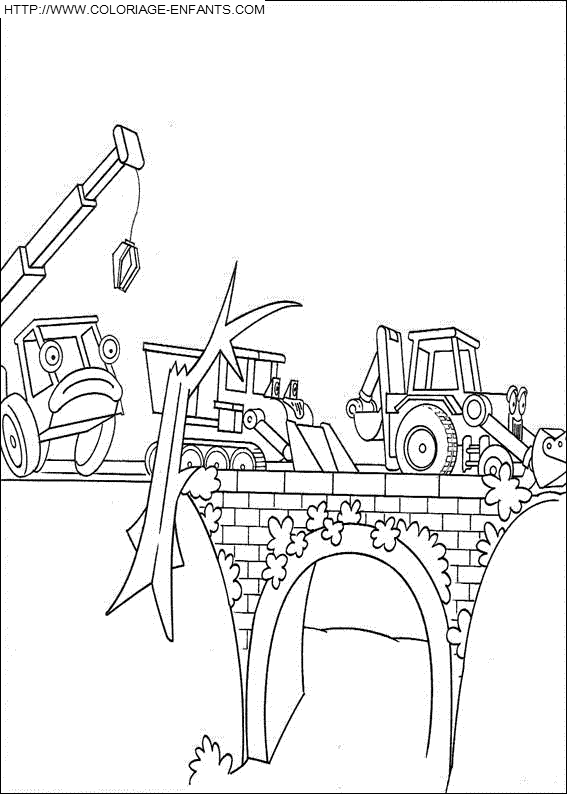 Coloriage De Bob Le Bricoleur A Imprimer