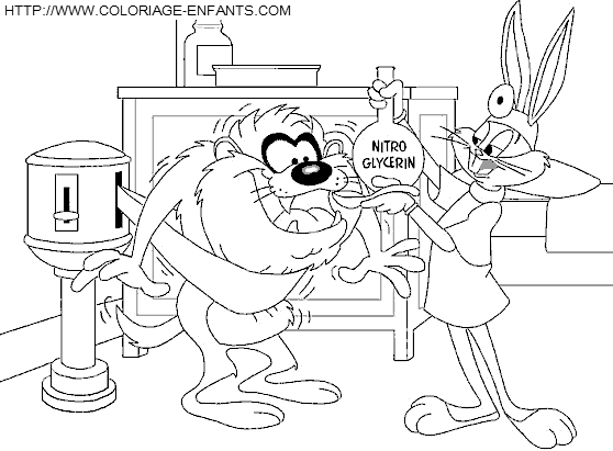 coloriage bugs bunny docteur