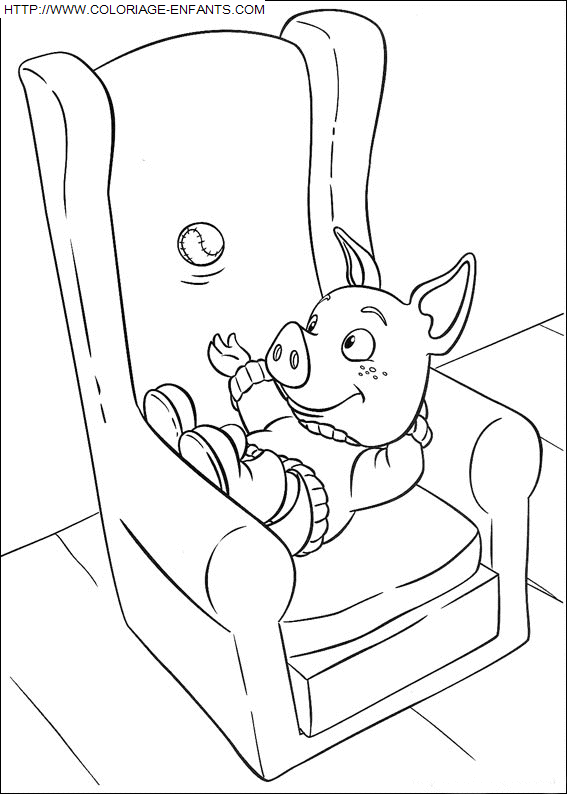 coloriage Heros Piggly
