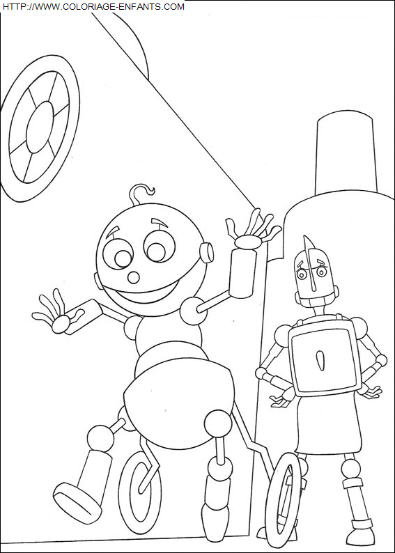 coloriage Heros Robots