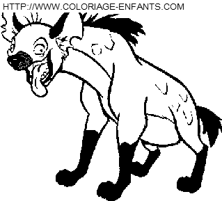 dessin hyene