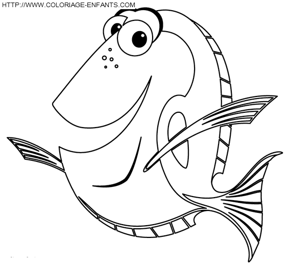 Nemo Dory Coloring Pages