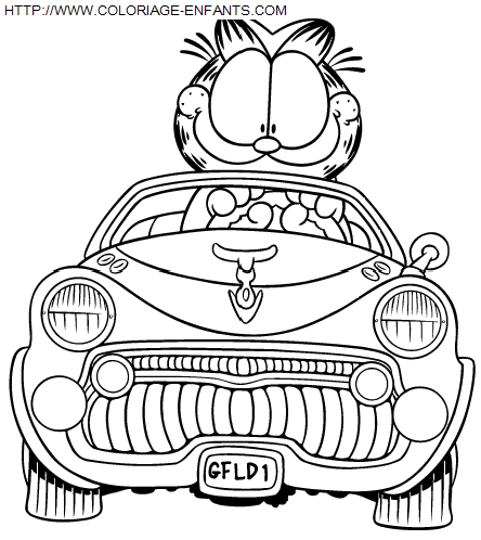 coloriage Serie Tv Garfield
