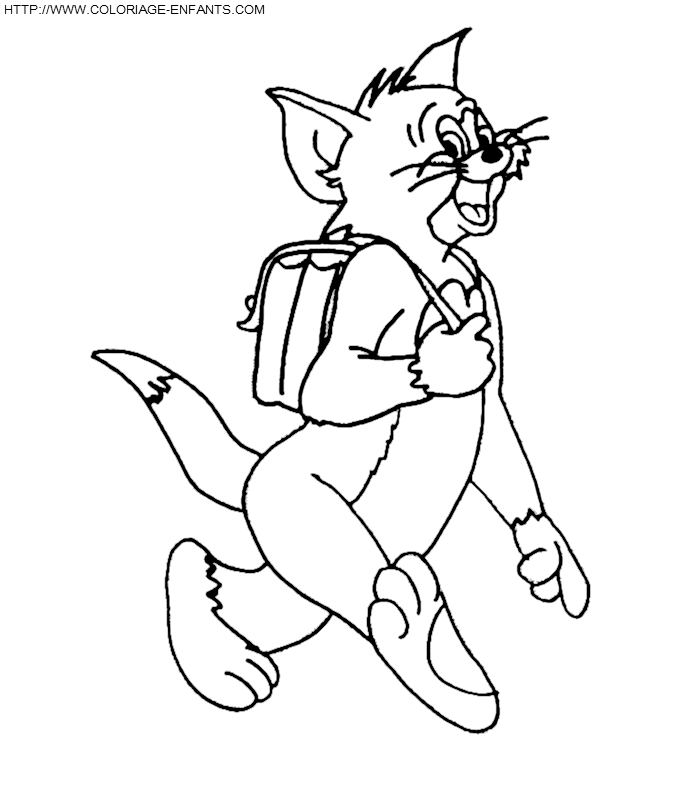 Coloriage En Ligne Tom Et Jerry