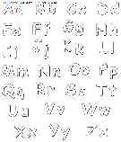coloriage alphabet simple