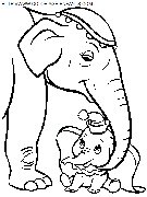 Dumbo coloring pages