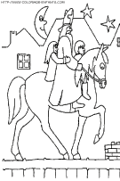 Coloriage saint nicolas gratuit à imprimer et pour colorier saint
