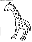 coloriage girafes