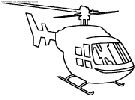 coloriage helicoptere de tourisme