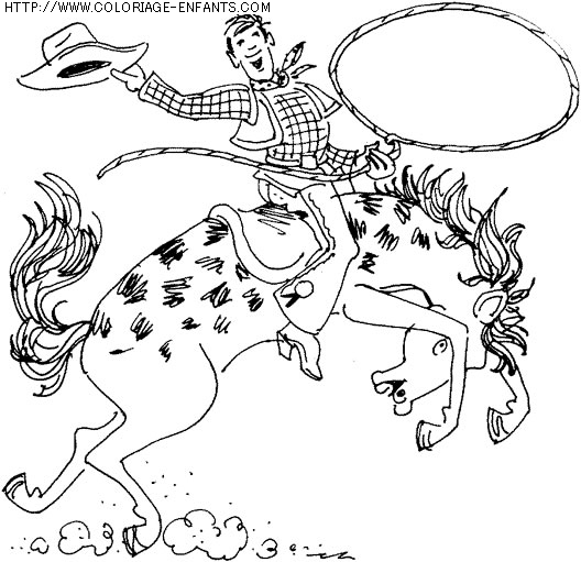 coloriage animaux chevaux