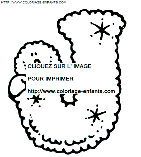 coloriage bonhomme neige lettre J