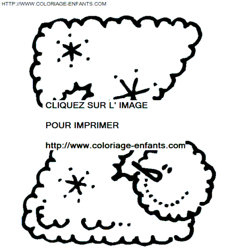 coloriage bonhomme neige lettre Z