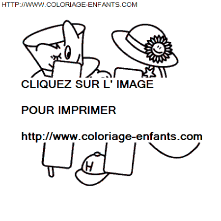 coloriage Alphabet Jouets Lettre H