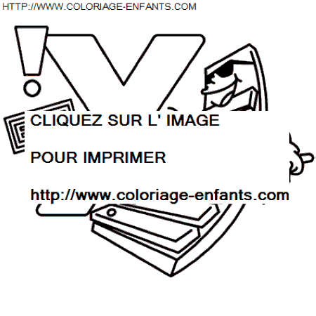 coloriage Alphabet Jouets Lettre X