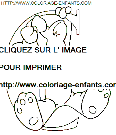 coloriage Alphabet Personnages lettre C