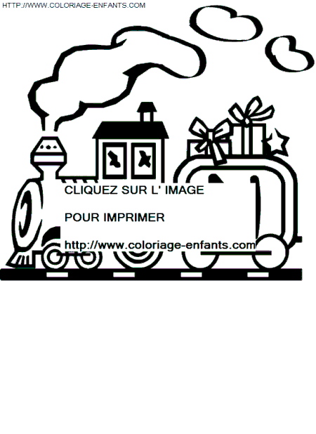 coloriage Alphabet Train Lettre N