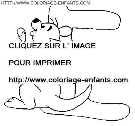 coloriage Alphabet Winnie lettre E avec Petitgourou