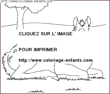 coloriage animaux chevaux