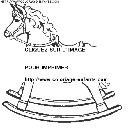 coloriage animaux chevaux