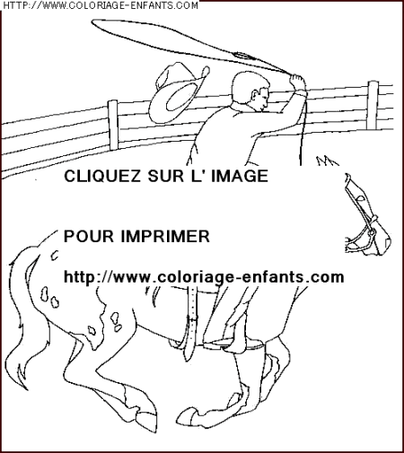 coloriage animaux chevaux