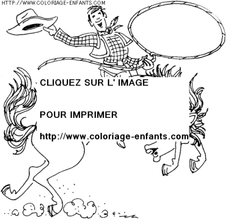 coloriage animaux chevaux