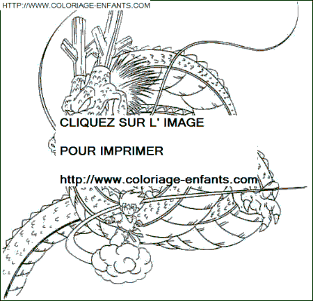 coloriage Animaux Dragons