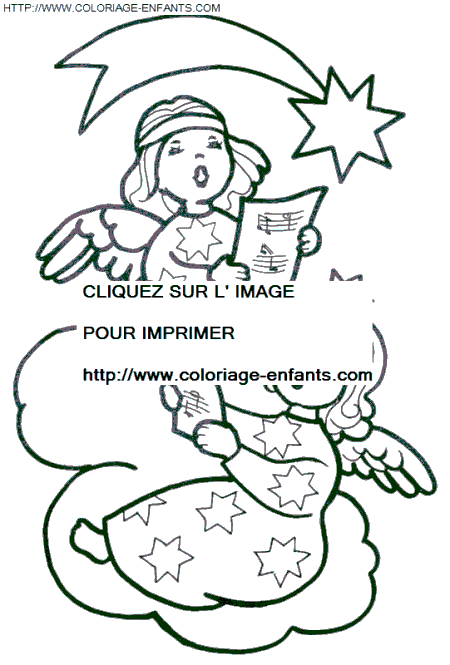 coloriage Aventure Anges