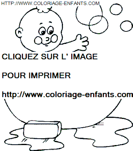 coloriage Aventure Bain