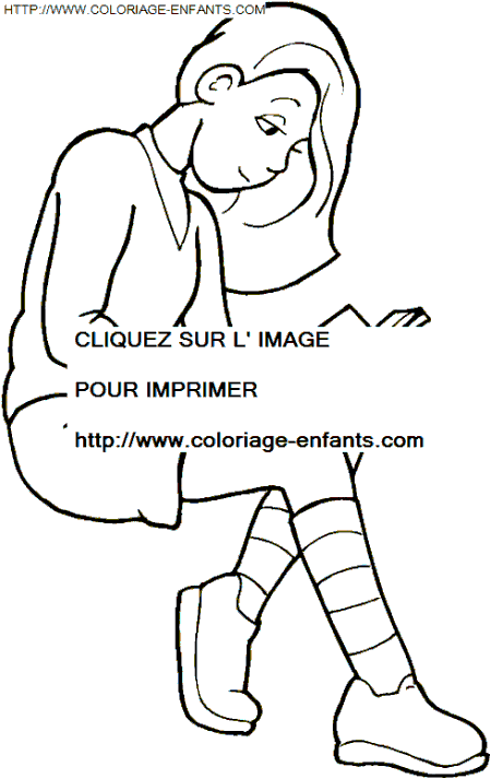 coloriage Aventure Ecole