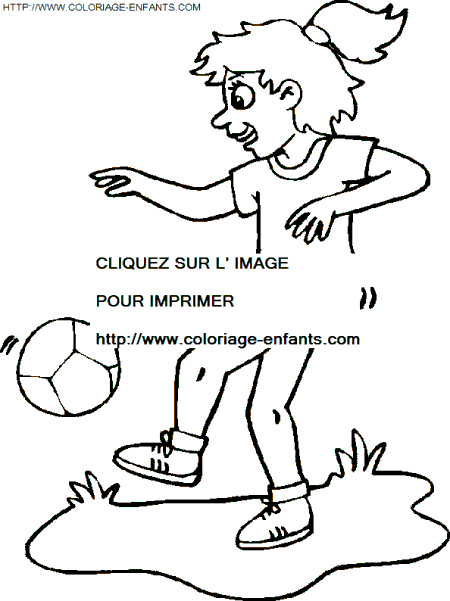 coloriage Aventure Football