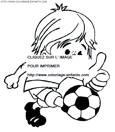 coloriage Aventure Football