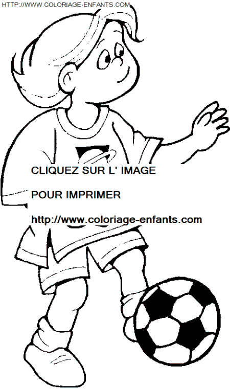 coloriage Aventure Football