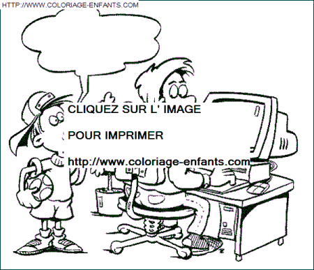 coloriage Aventure Informatique