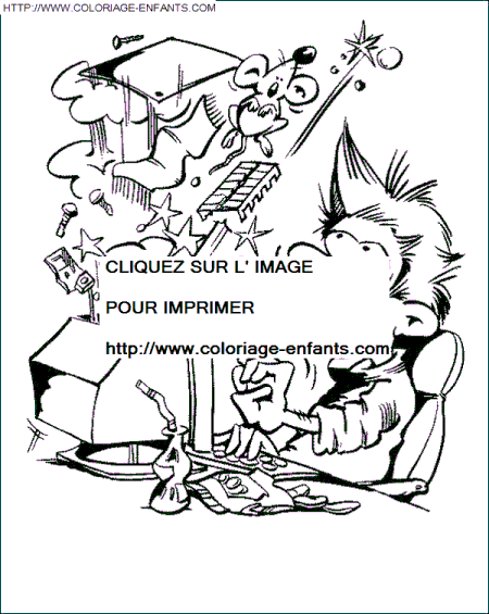 coloriage Aventure Informatique