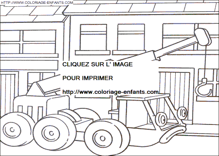 coloriage bob le bricoleur coccigrue est triste