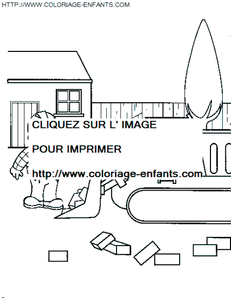 coloriage bob le bricoleur dirige scoup