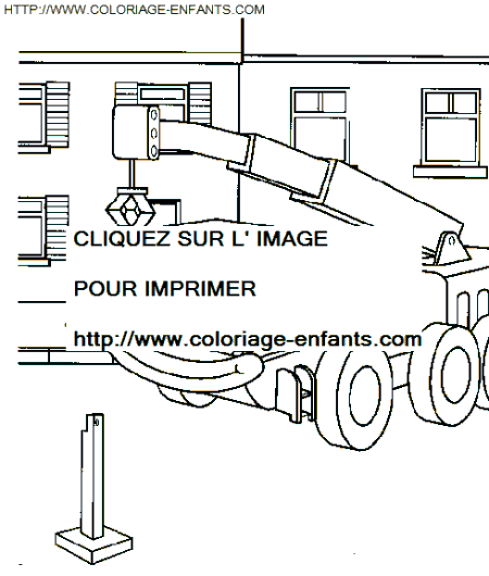 coloriage bob le bricoleur scoup le gentil tractopelle