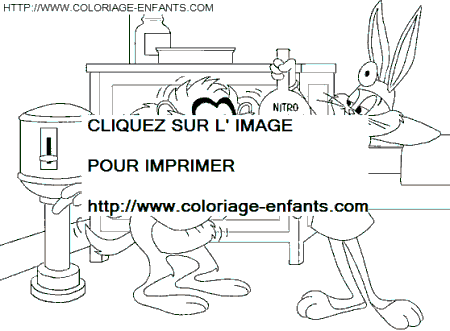 coloriage bugs bunny docteur