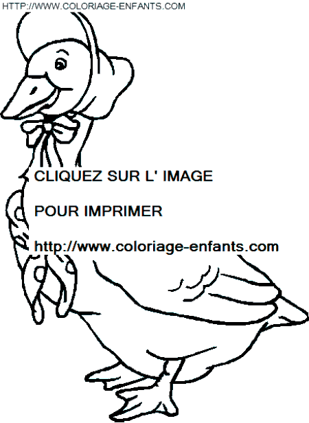 coloriage canards