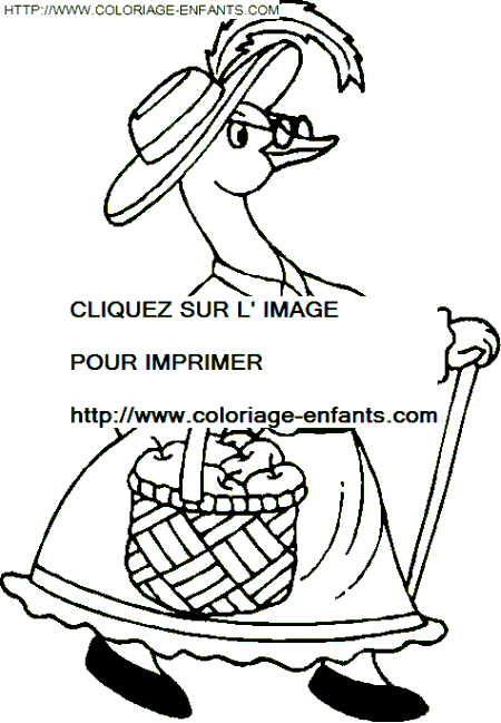 coloriage canards