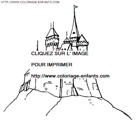 coloriage chateau en allemagne