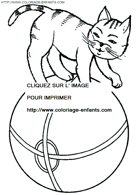 coloriage chats