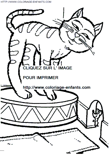 coloriage chats