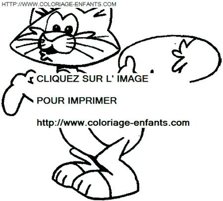 coloriage chats