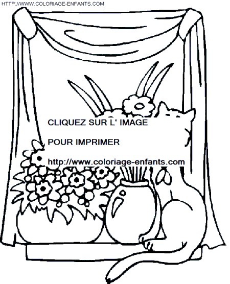 coloriage chats