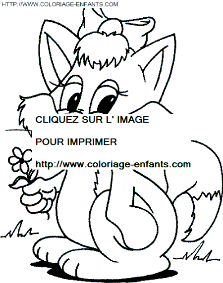 coloriage chats