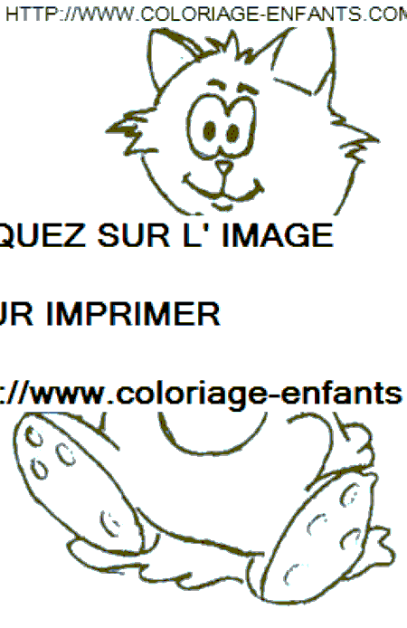 coloriage chats